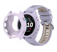 Replacement Compatible with Garmin Forerunner 170/70 Band, Texture Sport Replacement Soft Flexible Silicone Sweat Resistant Band Strap Wristband with Bumper Case for Forerunner 170/70 Smart Watch