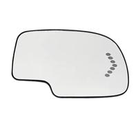 Replacement Compatible With GMC For Sierra 1500 HD 2003 2500 2003 2004 Door For Wing Mirror Glass Heated Turn Signal Light Plate
