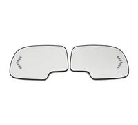 Replacement Compatible With GMC For Sierra 1500 HD 2003 2500 2003 2004 Door For Wing Mirror Glass Heated Turn Signal Light Plate