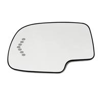 Replacement Compatible With GMC For Sierra 2500 HD 2003 2004 2005 2006 Door For Wing Mirror Glass Heated Turn Signal Light Plate