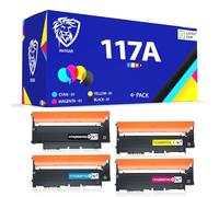 Replacement Compatible With HP 117A 4-Colour Black Cyan Magenta Yellow Toner Cartridges For HP Colour Laser 150 150a 150nw MFP 178nw 178nwg 179fng 179fnw 179fwg W2070A W2071A W2072A W2073A