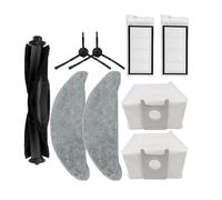 Replacement Compatible With Xiaomi Roidmi Eve Plus SDJ01RM Main Side Brush Hepa Filter Mop Dust Bag Vacuum Cleaner Home Appliance Accessorie (Color : Set 5)