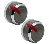 Replacement Control Knobs Compatible with Weber Genesis II 66754 - 2-Pack Grill Knobs for GS4 Grilling System - Durable, Easy-to-Install Generic Weber Grill Parts