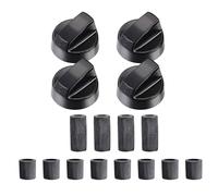 Replacement Control Knobs - Stove Control Knobs, Replace 4 Kitchen Burners | Cooker Thermostat Knob, Cooker Knob, Easy to Install, Ideal for Kitchens