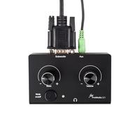 Replacement Control Pod Compatible for Klipsch ProMedia 2.1 (Original) Speakers - Standalone Wired Remote with Mute Button (6-Pin DIN Plug(Round Shaped))