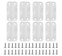 Replacement Cooler Hinges and Screws for Igloo 50-165 QT, Plastic Hinge Repair Kit with Stainless Steel Screws, Compatible with 50 to 165 Quart Coolers(8pcs)