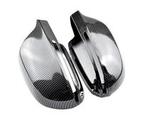 Replacement cover for car rearview mirror Fit For Audi A3 8P A4 A5 B8 .5 Q3 A6 C6 4F S6 Signal light protection cover SQ3 Rearview Mirror Cover A8 D3 8K Car(Carbon Look-B8)