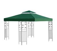 Replacement Cover for Gazebo - Heavy Duty and Canopy | Hard Roof 3 x 3 m for Outdoor Barbecue Grill Garden Yard