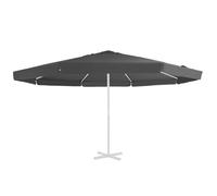 Replacement Cover for Parasol Anthracite 515 cm, 100% Polyester, Waterproof, UV-Resistant, Weatherproof, Tear-Resistant, Suitable for Balcony, Garden, Patio, Patio
