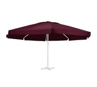 Replacement Cover for Parasol, Bordeaux Red, 610 cm, 100% Polyester, Waterproof and UV-Resistant, Weatherproof Umbrella Cover for Balcony, Garden, Patio