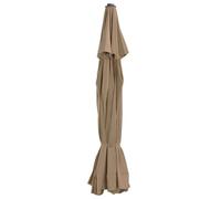 Replacement Cover for Parasol Taupe 515 cm, 100% Polyester, Waterproof, UV-Resistant, Tear-Resistant, Suitable for Balcony, Garden, Patio, Sun Protection, Weatherproof and Easy to Clean
