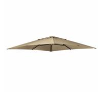 Replacement Cover Taupe Parasol To Easy Sun 320cm, 100% Polypropylene, Rag B054