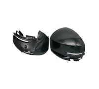 Replacement Covers Car Mirrors Fits for Fit 2014-2020 Carbon Fiber Door Side Wing Rearview Mirror Cover Cap Housing Carbon Fiber Buckle 1 Pair Door Mirror Covering Caps(A pair no hole)(A pair wit