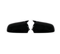 Replacement Covers Car Mirrors For A3 For S3 For 8P For A4 For S4 For B6 For B7 For 8E For 8H For A6 For S6 For C6 For 4F 2005-2008 Rearview Case(Bright black)