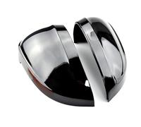 Replacement Covers Car Mirrors For A4 S4 RS4 B9 2016-2020 For A5 S5 RS5 8W6 2pcs Glossy Black Side Rear View Rearview Mirror Replace Cap Cover Door Mirror Covering Caps(No Side Assist-2)