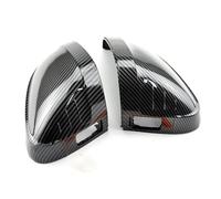 Replacement Covers Car Mirrors For A4 S4 RS4 B9 2016-2020 For A5 S5 RS5 8W6 2pcs Glossy Black Side Rear View Rearview Mirror Replace Cap Cover Door Mirror Covering Caps(No Side Assist-1)