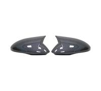 Replacement Covers Car Mirrors For Alfa For Romeo For Stelvio 2016 2017 2018 2019 2020 Rearview Mirror Cover Ear(Carbon fiber pattern)