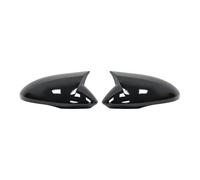 Replacement Covers Car Mirrors For Alfa For Romeo For Stelvio 2016 2017 2018 2019 2020 Rearview Mirror Cover Ear(Bright black)