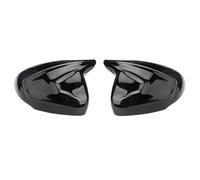 Replacement Covers Car Mirrors For Benz For A Class For CLA For W177 For C118 2019-2021 Car Horns Rearview Mirror Cover Left Hand Drive(1 pair black)