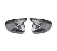 Replacement Covers Car Mirrors For Benz For A Class For CLA For W177 For C118 2019-2021 Car Horns Rearview Mirror Cover Left Hand Drive(1 set Carbon pattern)