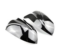 Replacement Covers Car Mirrors For BMW For X4 G02 2PCS Carbon Fiber Styling Car Door Side Rear View Mirror Rearview Cover Trim Car Rearview Mirror Cap(Bright black)