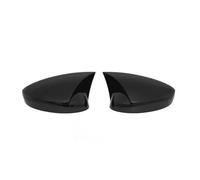 Replacement Covers Car Mirrors For Civic 11th 2022-up 2pcs Side Wing Rear View Covers Shell Cap Housing No Turn Signal Light Door Mirror Covering Caps(Black)