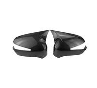 Replacement Covers Car Mirrors For Civic 8th 2005-2011 Pair Car Rearview Side Mirror Cover Wing Cap Sticker Door Rear View Case Trim(With Light Caron)