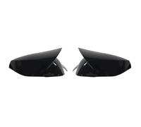 Replacement Covers Car Mirrors For Infiniti For QX30 For Q50S For Q50 For Q60 For Q70 Wing Side Mirror Cover Rearview Mirror Cap Car Accessories Part Wing Mirror Cover Casing(1 pair black)