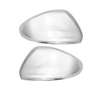 Replacement Covers Car Mirrors For Peugeot 208 2008 2015 2016 2017 2018 2019 Car Rearview Upgrade Protective Cover Chrome Silver Door Mirror Shell Mirror Cap