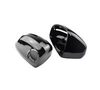 Replacement Covers Car Mirrors For TT TTS MK2 8J TT RS R8 Rear View Mirror Shell Rearview Mirror Cap Side Wing Cover Car Rearview Mirror Cap(Black)