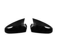 Replacement Covers Car Mirrors For Vauxhall For Opel For Astra H 2004-2009 Rearview Mirror Housing Side Wing Cover Cap Car Accessories(Bright black)