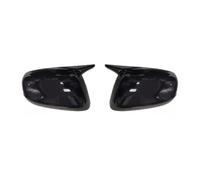 Replacement Covers Fits for Car Mirrors For Fit Jazz 2009-2013 Car Rearview Mirror Cover Wing Cover Outer Door Rearview Mirror Box Trim Car Rearview Mirror Cap(With Light Carbon)(No Light Black)