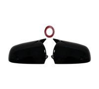 Replacement Covers for Car Mirrors 2Pcs Side Car RearView Mirror Cover Caps For A3 S3 8P 2005-2008 For A4 S4 B6 B7 8E 8H A6 S6 C6 4F Mirror Tools Case Glossy Black(Bright black)