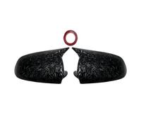 Replacement Covers for Car Mirrors 2Pcs Side Car RearView Mirror Cover Caps For A3 S3 8P 2005-2008 For A4 S4 B6 B7 8E 8H A6 S6 C6 4F Mirror Tools Case Glossy Black(Forged Carbon Look)