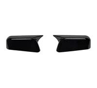 Replacement Covers For Car Mirrors For Edge 2007-2011 Auto Parts Rearview Mirror Housing Changed To Bright Black Turn Watermark Horn Cover Door Wing(1 pair bright black)