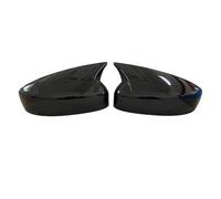 Replacement Covers for Car Mirrors For Mazda For CX8 2017-2023 Rearview Mirror Cover Side Reversing Black Ox Horn Trim Car Rearview Mirror Cap(Glossy Black)