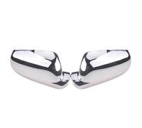 Replacement Covers for Car Mirrors For VW For Golf 4 MK4 For Jetta 1999-2007 Rearview Mirror Cap Wing Side Mirror Cover Housing Car Rearview Mirror Cap(Chrome Pair)