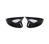 Replacement Covers for Car Mirrors For VW For Golf 8 MK8 For GTI For GTD 2020-2022 Side Rear View Mirror Cap Cover Carbon Look Side Wing Mirror Cover Car Rearview Mirror Cap(Glossy Black)