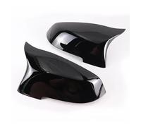 Replacement Covers for Car Mirrors Rearview Mirror Cover Wing Side Rear View Cap For Bmw For 5 6 7 Series For F10 F11 F18 F06 F12 For LCI 5GT F07 Car Tuning Accessories(Black-2pcs)