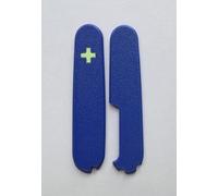 Replacement Covers For Victorinox Scales Plus 91mm Plastic Handles With Extra Pen Slot And Glowing Cross (Violet)