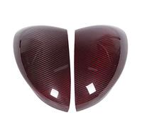 Replacement Covers Rearview Mirror Cover Cap Exterior Carbon Fiber Housing Fit Replacement for Alfa For Romeo For Stelvio 2015-2020 Car Style