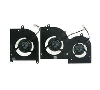 Replacement CPU & GPU Fan for MSI Creator Z16 A11UET MS-1571 BS5405HS-U4W 1571-G-CW-4P BS4505HS-U5C 1571-G-CCW BS5405HS-U4W 1571-CPU-4P
