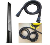 Replacement Crevice Tool and Extra Long Hose for Karcher Compact Battery WD1 WD2 WD3 WD4 WD5 WD6 Vacuum Cleaners with Improved Hose Flexibility (3.5m)