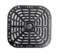 Replacement Crisper Plate or Grill Pan Tray,Non-Stick Tray Rack Parts,Grill Crisper Plate with Rubber Bumpers Fit for Instant Vortex Plus Gourmia 6 Quart (only 1 × Air Fryer Grill Pan)