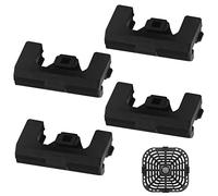 Replacement Crisper Plate or Grill Pan Tray,Non-Stick Tray Rack Parts,Grill Crisper Plate with Rubber Bumpers Fit for Instant Vortex Plus Gourmia 6 Quart (only 4 × Air Fryer Rubber Bumpers)