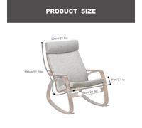 Replacement Cushion for Chair Soft Non Slip Cotton Rocking Chair Pad Thick Padded Comfort with Removable Cover Color 10 Ideal for Home Decor and Relaxation