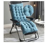 Replacement Cushions for Patio Chaise Lounge - 12cm Thick Non-Slip Strap Rocking Chair Pad for Indoor Zero Gravity Chair & Garden Recliner Furniture