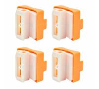 Replacement Cutting Blades 6-Pack Dual-Edge Paper Cutter Blades for A4 Paper Trimmer, Safe Pressing, Orange