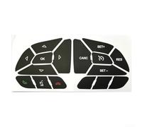 Replacement Decal Stickers for Steering Wheel Push Button Repair on For DODGE CHARGER 2016 2022, Vinyl Overlays for Durable and Clear Button Labels