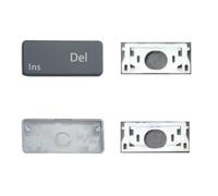 Replacement Del/Ins Keycap Keys and Hinges Compatible for Surface Laptop 3/4/5/6 13.5/15inch 1867 1868 1872 1873 1950 1951 1952 1953 2033 2036 Keyboard Del/Ins Key Cap (Dark Gray)